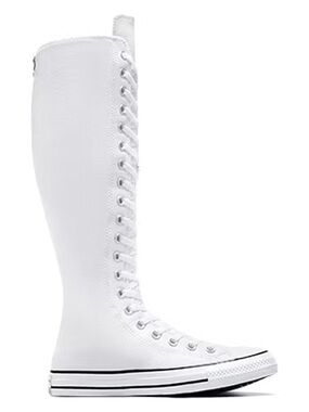 Converse Chuck Taylor all star XxHi White Knee High Lace Up Boots sneakers 8